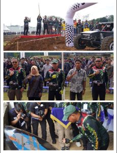 Panglima TNI Serahkan Bansos dan Resmikan Lane 1 Garuda Prima di Kejurnas Adventure Offroad 2025
