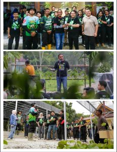 Mahasiswa Green Leadership Academy Tanam Semangat Baru di Tabung Harmoni Hijau