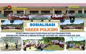 GREEN POLICING Terus di Taja oleh Polsek Simpang kanan