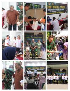 Sinergi Sehat, Korem 051 Hadirkan Bakti Teritorial PRIMA di HUT TNI ke-80 dan Dexa ke-56