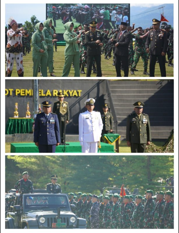 Kodam XVIII/Kasuari Rayakan HUT ke-80 TNI dengan Meriah : Dari Rakyat, Oleh Rakyat, untuk Rakyat