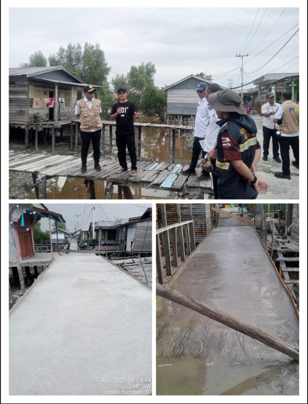 Bupati H. Bistamam Tunaikan Janji politik nya, Sejumlah Ruas Jalan di Panipahan sedang dalam  pekerjaan